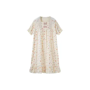 Ta Yan Nightgown Women's Apricot