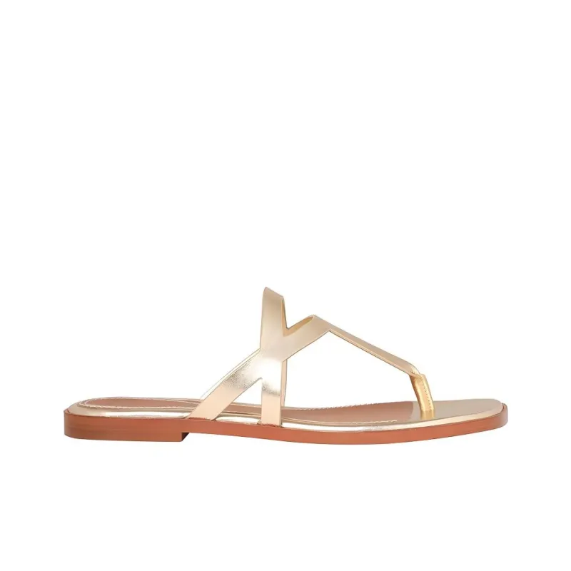 Zimmermann Flip Flops Women's Gold-1