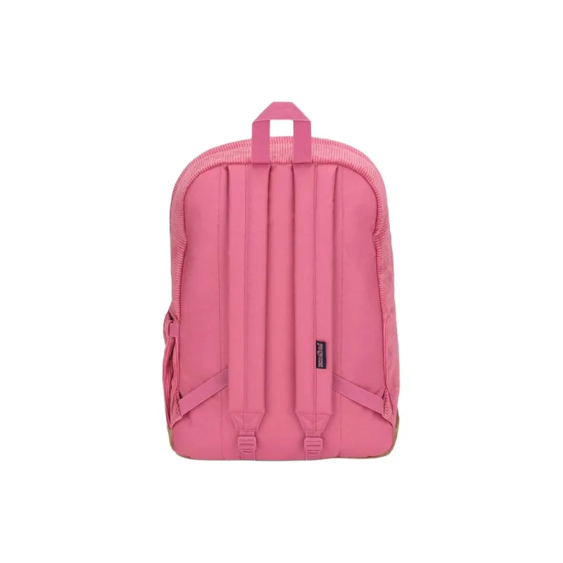 JanSport Corduroy Backpack Unisex Pink-2