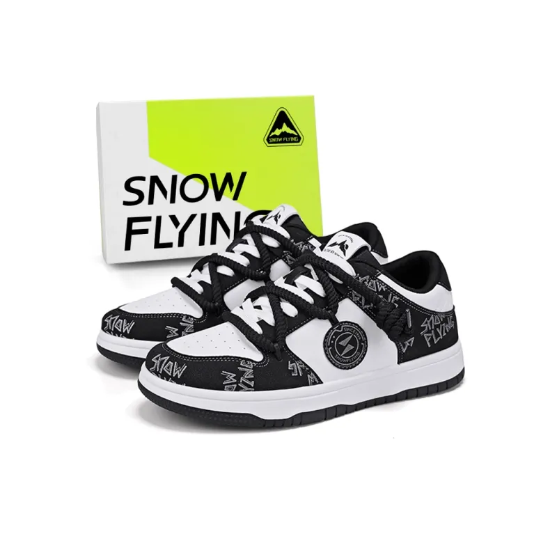 SNOW FLYING Low Top Skateboard Shoes Unisex-1