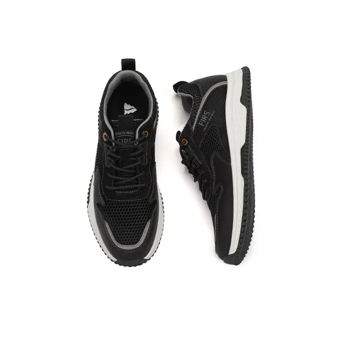 FIRS Casual Shoes Men Low Top Black/Sand-2