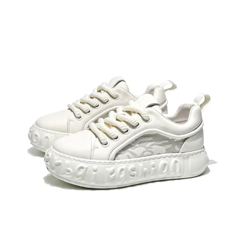 MOERBAI Breathable Lightweight Height Increasing Low-Top Casual Shoes Men's-2