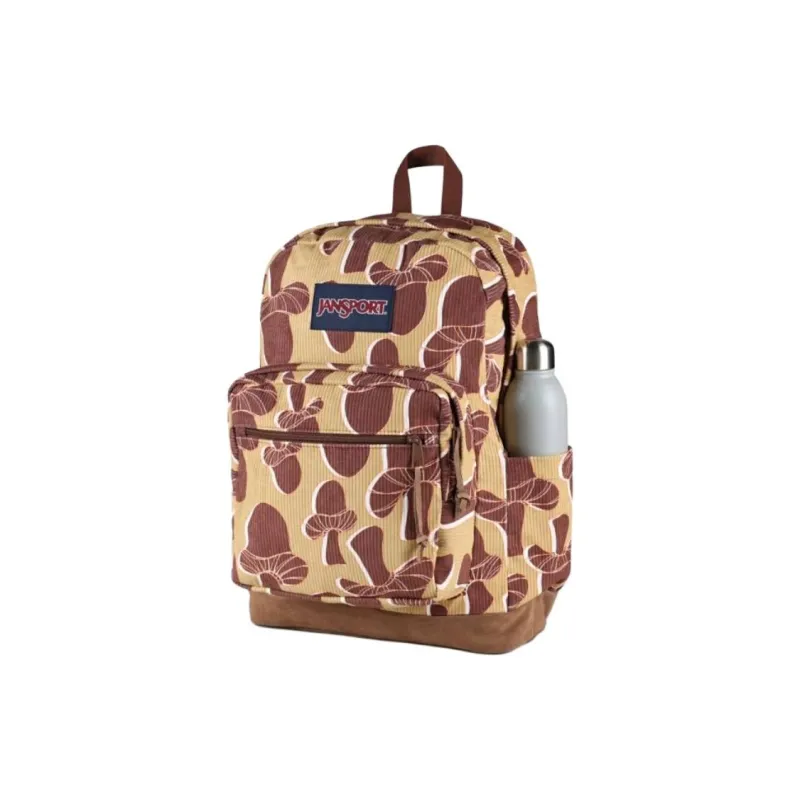 JanSport Corduroy Backpack Unisex Brown-4