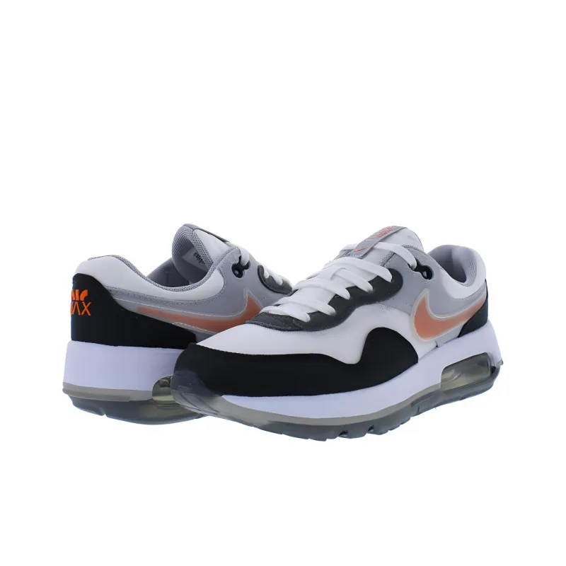 Nike Air Max Motif Cushioning Low Top Kids Lifestyle Shoes Black White Teenagers-2