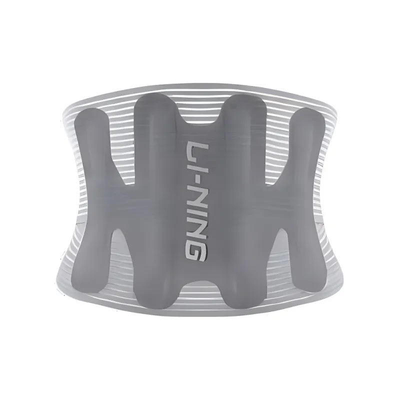 LiNing Back Support Braces Running Fitness Breathable Protective Compression Slip-Resistant Elastane Polyester Men's-5