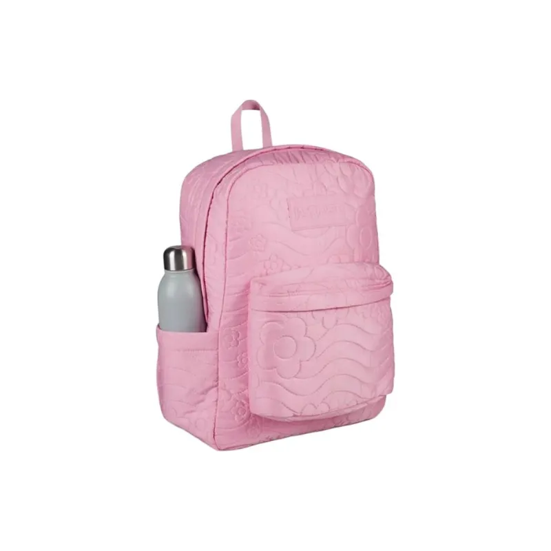 JanSport Recycled Material Backpack Women's Pink-3