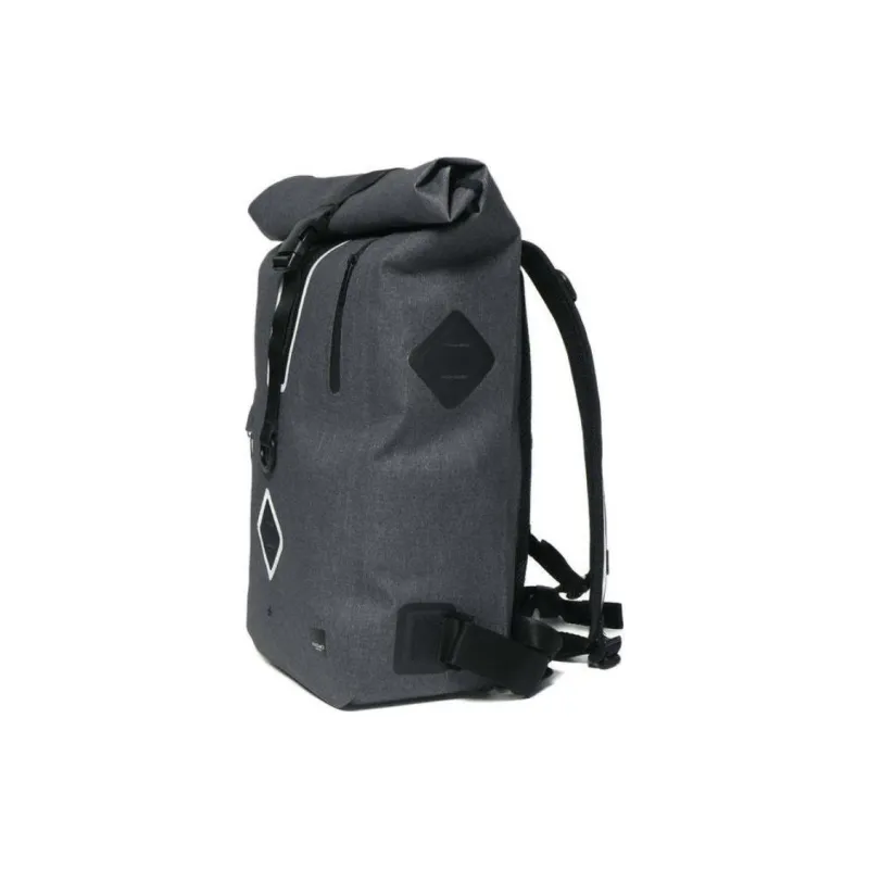 KNOMO Polyurethane Backpack Unisex Gray & Black-1