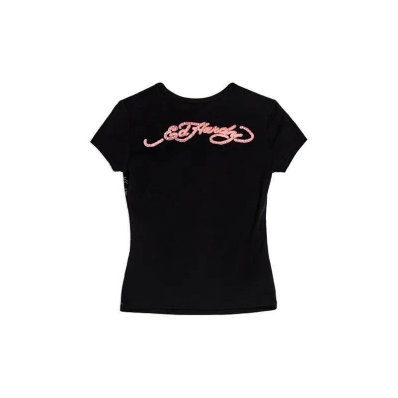 Ed Hardy T Shirts Women's Black-1
