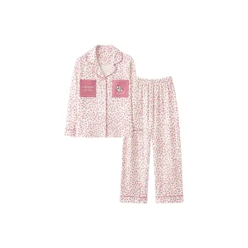 MIIOW Pajama Set Women's Light Pink Rabbit