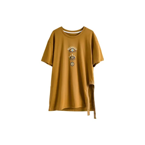 SMEN T-Shirts Women's Tea Brown