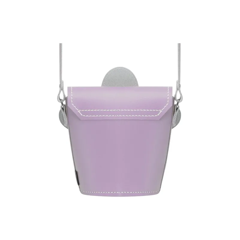 Zatchels Leather Crossbody Bag Shoulder Bag Women's Light Purple-2