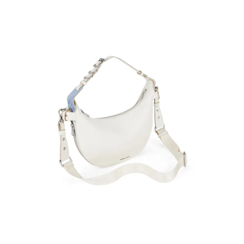 CHARLES&KEITH Pu Shoulder Bag Medium Size Women's Noir Black/Cream Milk White/Tan Tea Brown-8