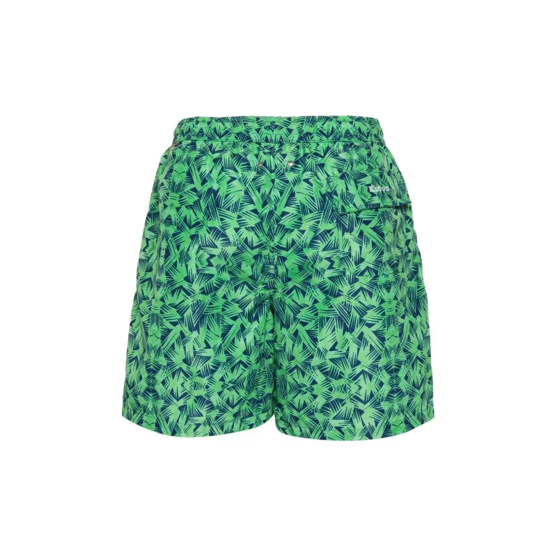 KITON Logo embroidered Swim Shorts-1