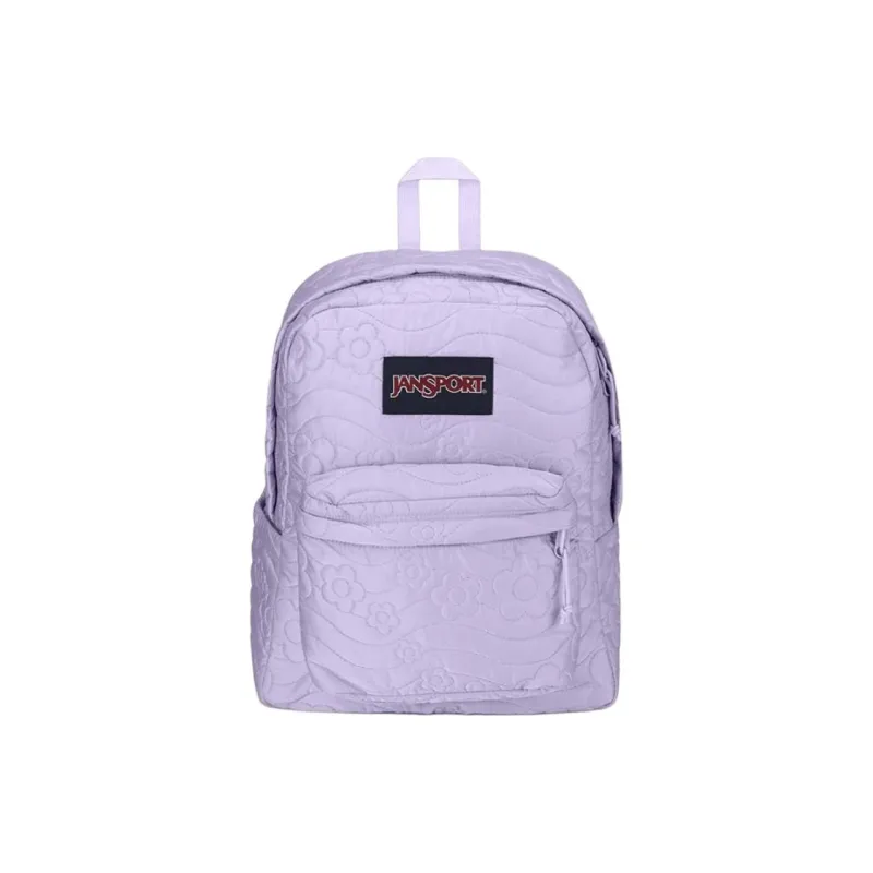 JanSport Polyester Blend With Recycled Material Backpack Unisex Purple-0