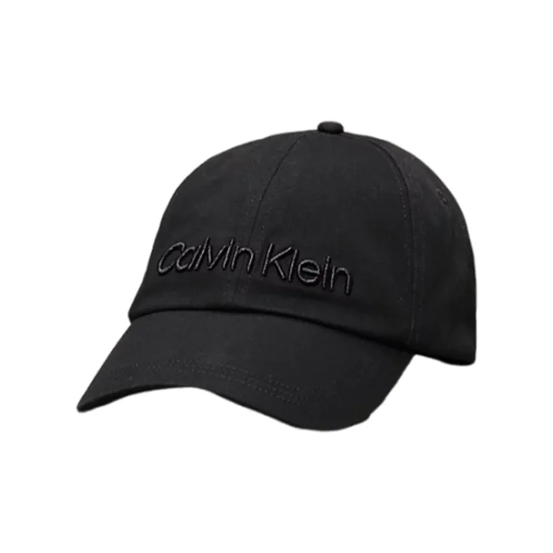 CK/Calvin Klein Organic Cotton Twill Baseball Caps Men's Black-0
