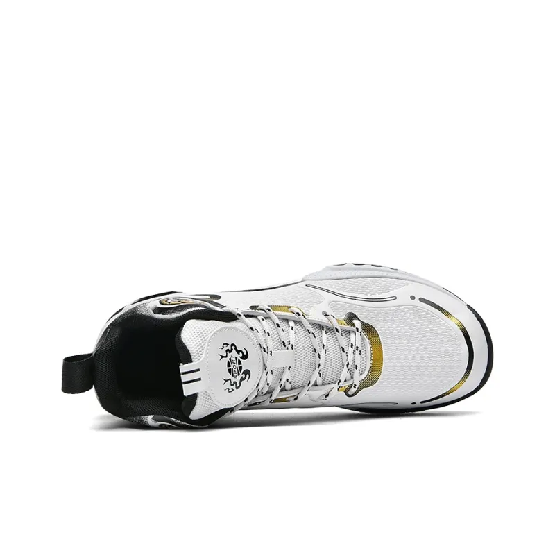 MUSNODO Cushioning Anti-Slip Wear-Resistant Breathable Supportive Rebound Mid-Top Basketball Shoes Unisex-2