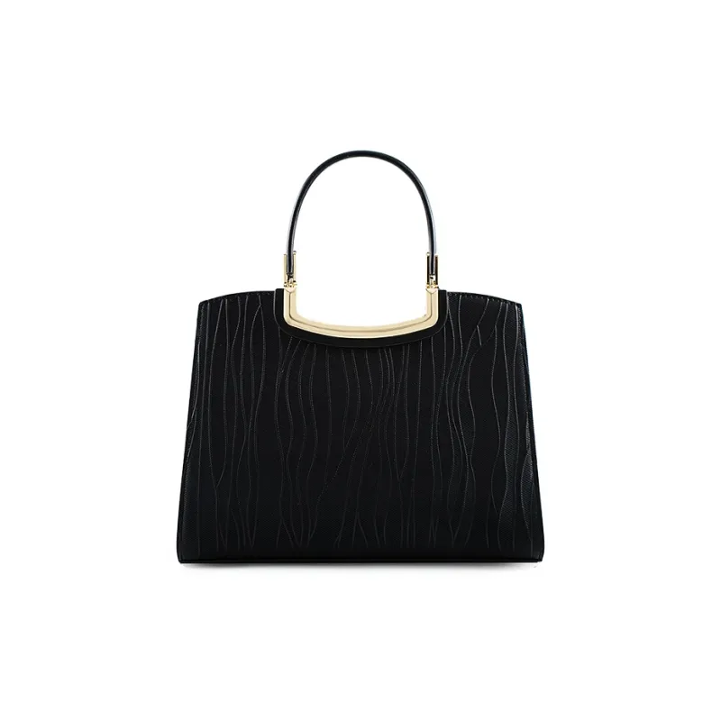 Vigno Synthetic Leather Handbags Crossbody Bags Large Size Women's White/Black-9