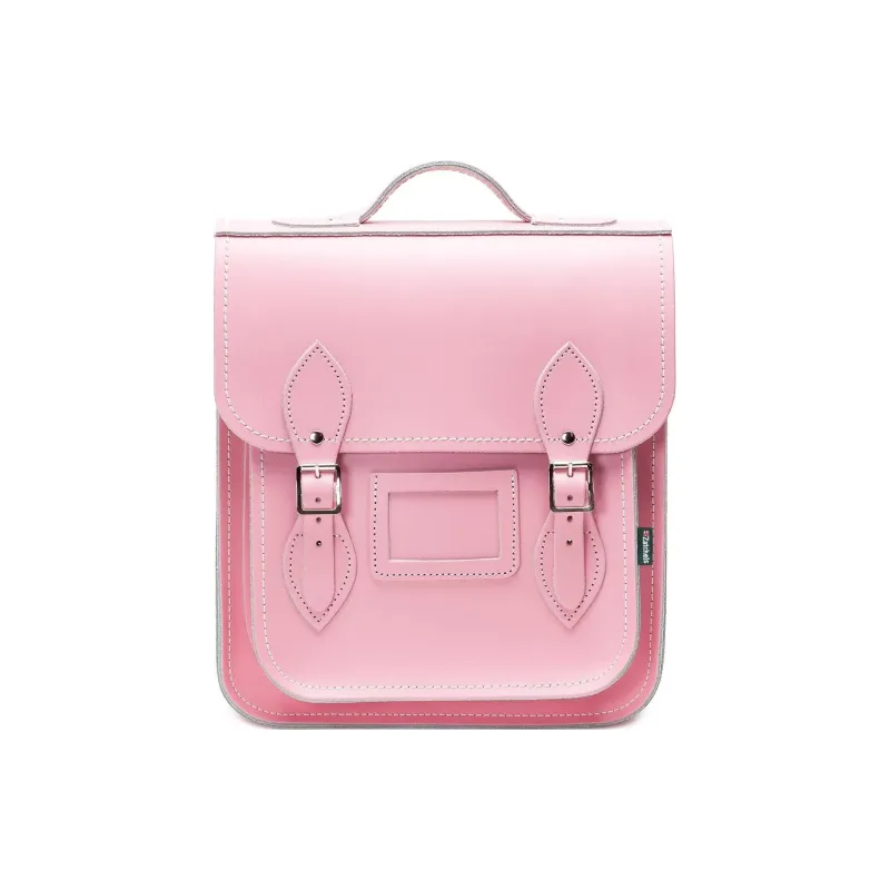 Zatchels Leather Backpack Women's Pink-0