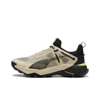 PUMA Explore NITRO GORE-TEX Cushioning Wear-Resistant Low-Top Hiking Shoes Men's Beige Black