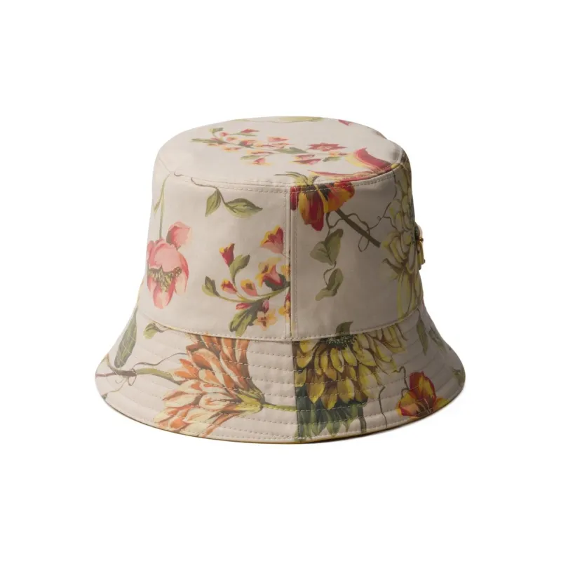 PRADA Floral-print Reversible Bucket Hat-1