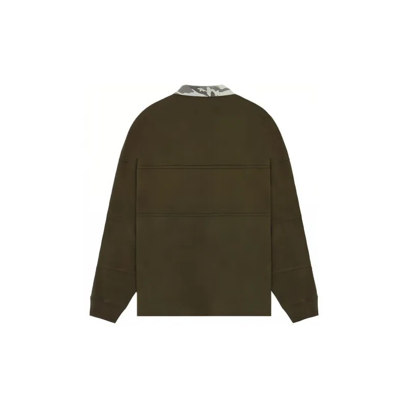WE11DONE Polo Shirts Unisex Army Green-1