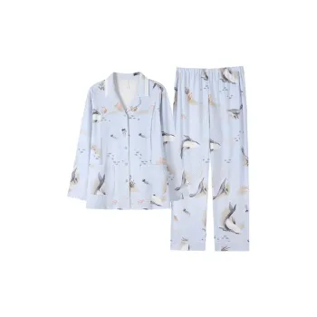 MIIOW Pajama Set Women's Blue Whale