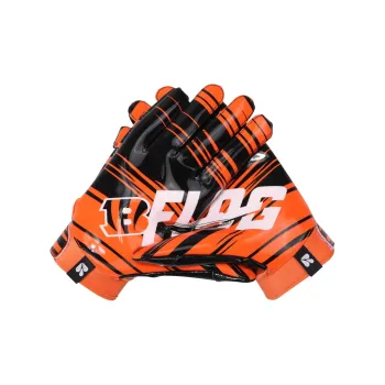 NFL FLAG Rugby Glove Other Silicone Polyester Nylon Unisex Orange Red