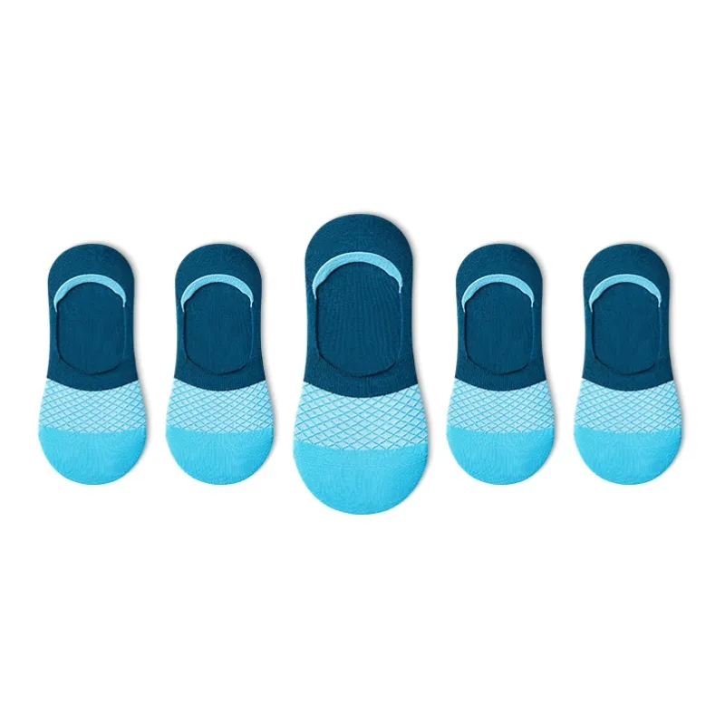 Taste The Color No Show Socks Men's 5 Pack-10