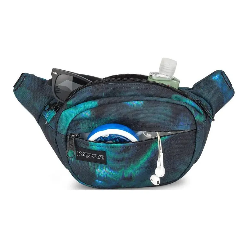 JanSport Polyester Fanny Pack Unisex Blue Black-3