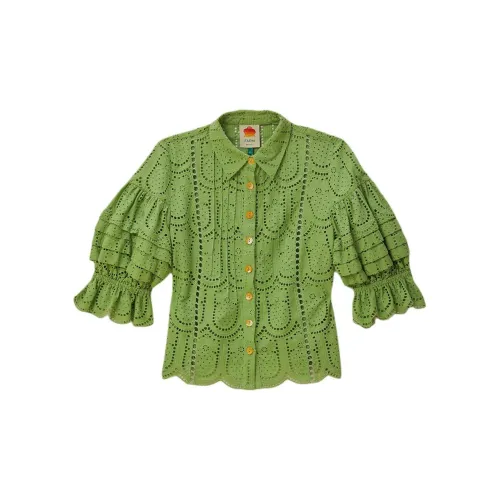 Farm Rio Shirts Women's Green