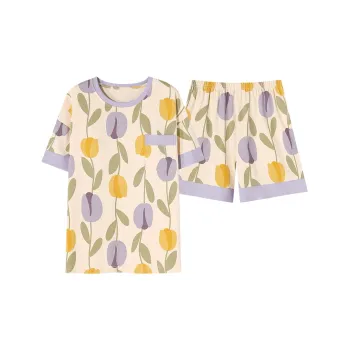 The Story Of The Flower Season Pajama Set Women's Multicolor