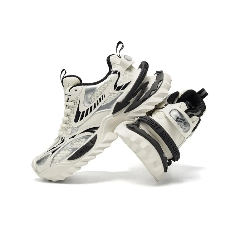 CHERYKALLY Coverage Support Low Top Chunky Sneakers Women's White-3