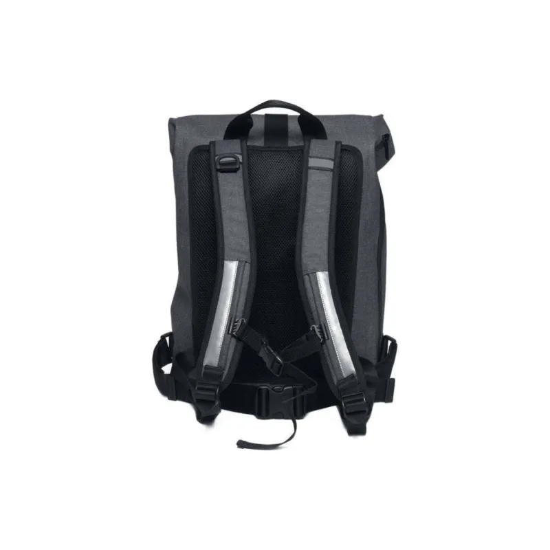 KNOMO Polyurethane Backpack Unisex Gray & Black-3
