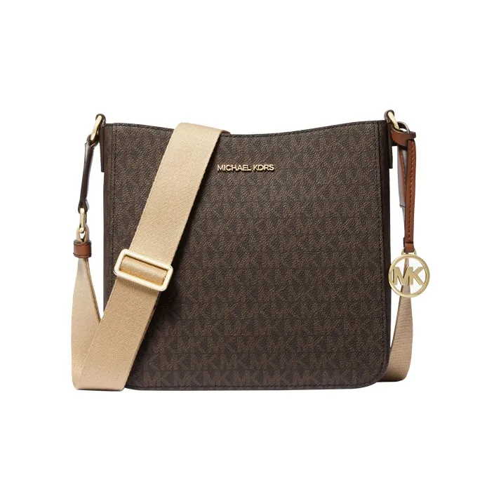 MICHAEL KORS Jet Set Travel Small Signature Logo Messenger Bag-1