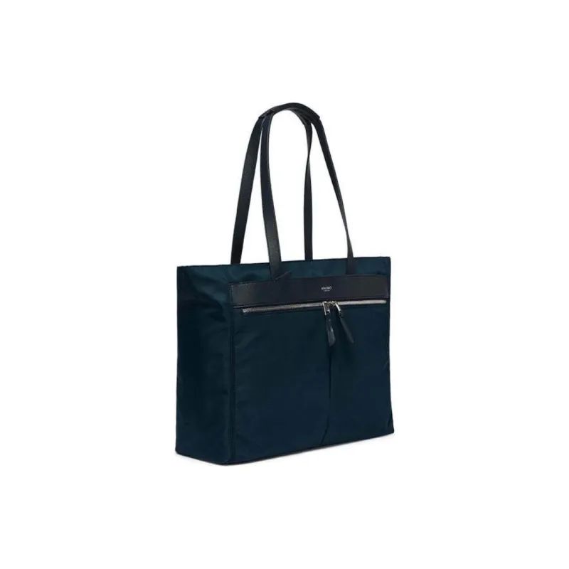 KNOMO Nylon Tote Bag Shopping Bag Shoulder Bag Handbag Regular Unisex Sea Blue-1