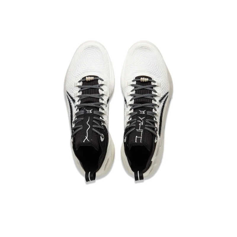 LiNing Charming ULTRA Mid Top Basketball Shoes Men's Ivory-3