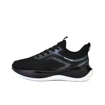 DEERWAY Running Shoes Women's Low-Top Black
