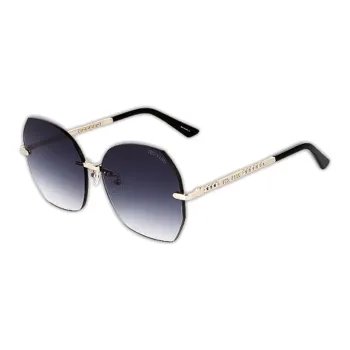 VEDI VERO Nylon PA Polyamide Irregular Shape Sunglasses Unisex Gold