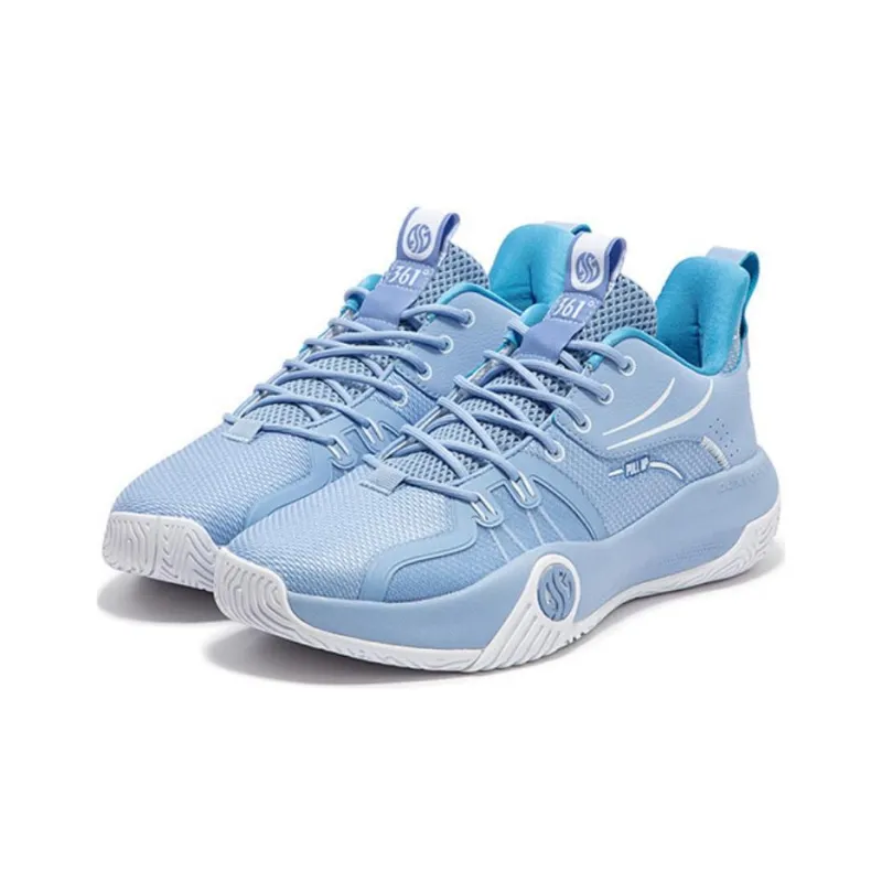 361° AG Airspace 3 Anti Slip Wear Resistant Low Top Basketball Shoes Men's Blue-2