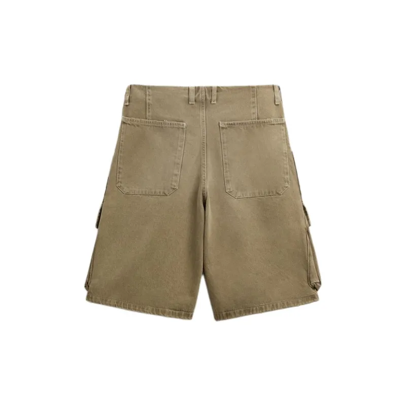 ZARA Denim Shorts Men's Cigar Gray-1
