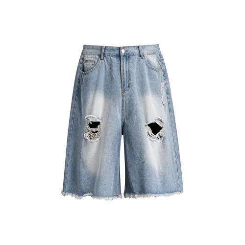 JCUI Unisex Denim Shorts