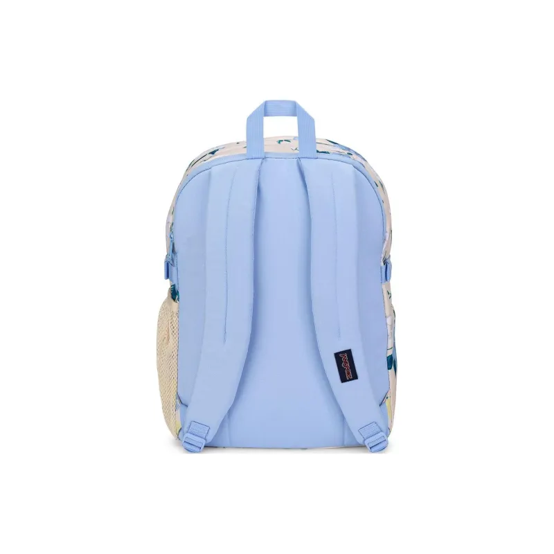 JanSport Polyester Backpack Unisex Beige & Purple-4