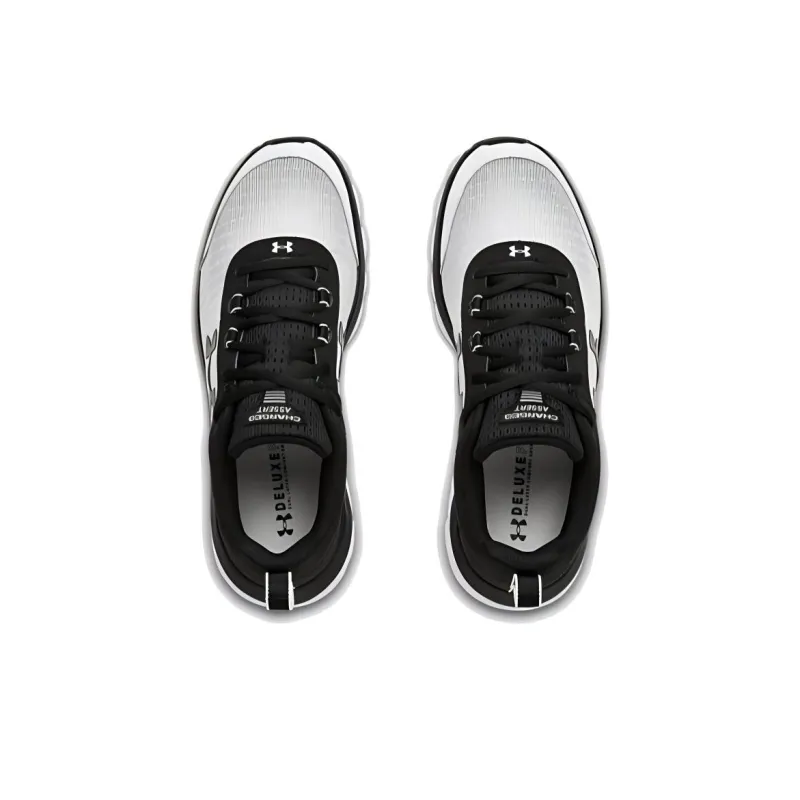 Under Armour Charged Assert 8 Sports Shoes White/Black-3