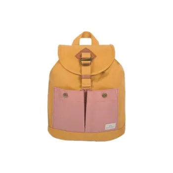 Doughnut Nylon Backpack Mini Unisex Yellow Multicolor Rose