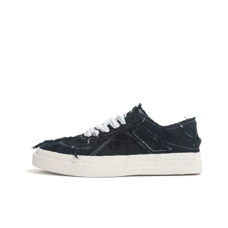 Jifffly Skateboard Shoes Unisex Low Top White-7