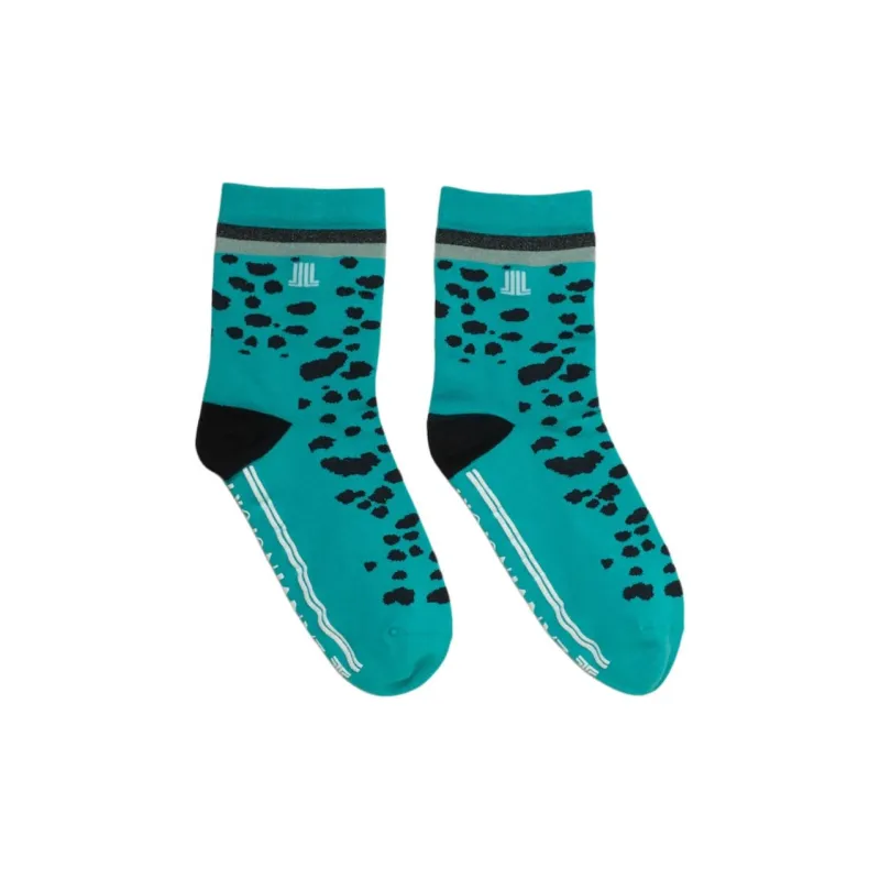 Lanvin Mid-Calf Socks Women's 1 Pack Green Black-0