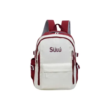 Dusen Kangaroo Nylon Backpack Medium Size Unisex Multicolor