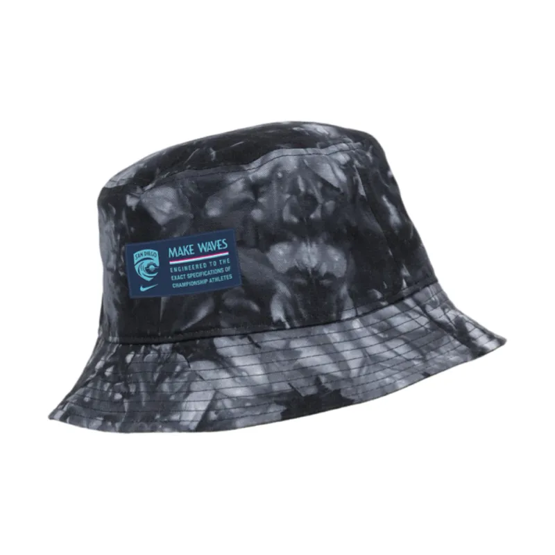 Nike San Diego Wave Fc Nike Nwsl Tie Dye Bucket Hat-1