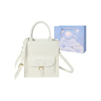 Duoluplo Doron Paul PU Shoulder Bag, Small Square Bag Regular Women's White/Black/Pink/Khaki/Red/Brown