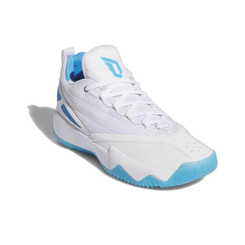 Adidas Dame Certified 2 Cloud White Blue Burst Silver Metallic-2